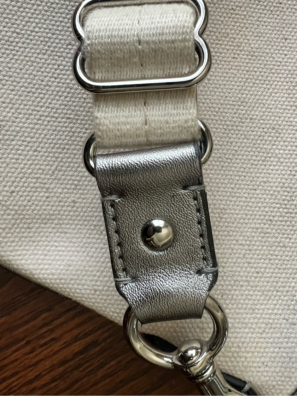 Coach Starfisg Crossbody Bag - Cream And Teal Canvas - Picture 4 of 14